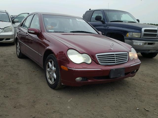 WDBRF64J92F224765 - 2002 MERCEDES-BENZ C 320 BURGUNDY photo 1