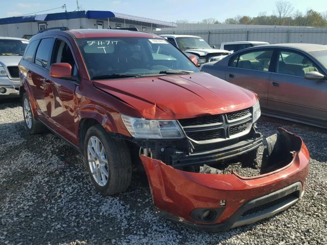 3C4PDCBG2ET171390 - 2014 DODGE JOURNEY SX ORANGE photo 1