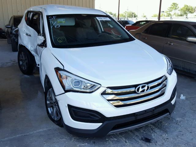 5XYZT3LB8GG339896 - 2016 HYUNDAI SANTA FE S WHITE photo 1