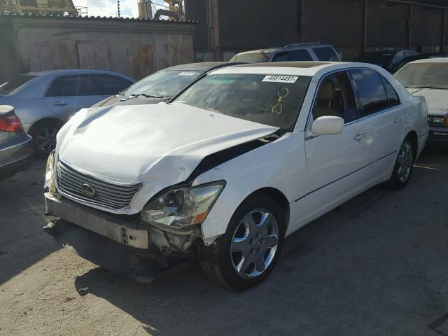 JTHBN36F940156100 - 2004 LEXUS LS 430 WHITE photo 2