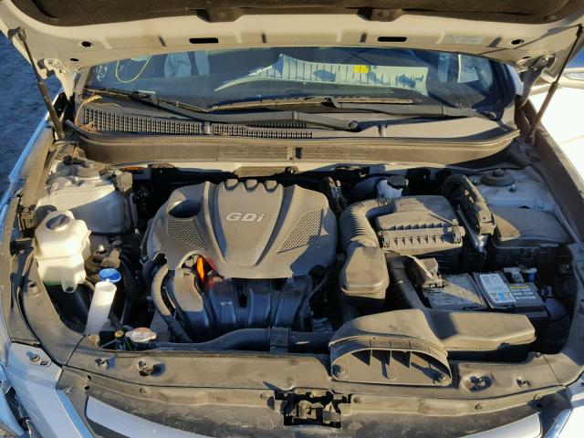 5NPEB4AC8EH939455 - 2014 HYUNDAI SONATA GLS SILVER photo 7