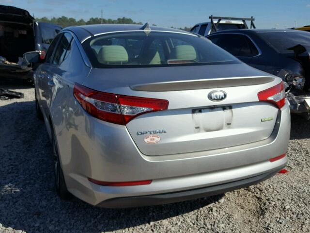 KNAGM4AD6C5021712 - 2012 KIA OPTIMA HYB SILVER photo 3