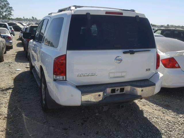 5N1AA08A95N736083 - 2005 NISSAN ARMADA SE WHITE photo 3