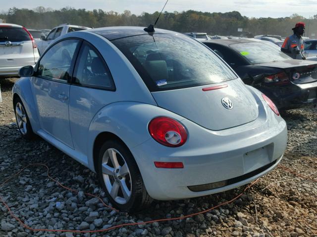 3VWRW3AG7AM032846 - 2010 VOLKSWAGEN NEW BEETLE BLUE photo 3