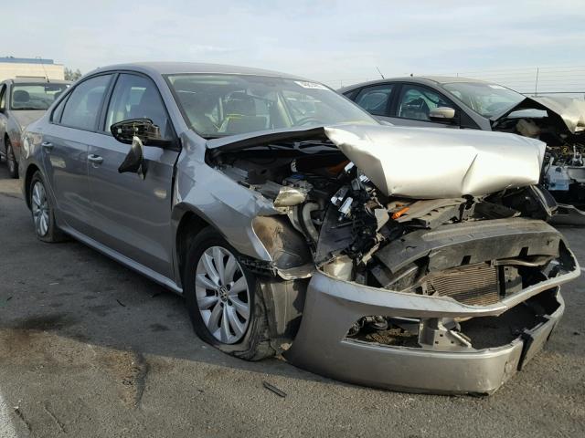 1VWAP7A3XCC055251 - 2012 VOLKSWAGEN PASSAT S ნაცრისფერი ფოტო 1