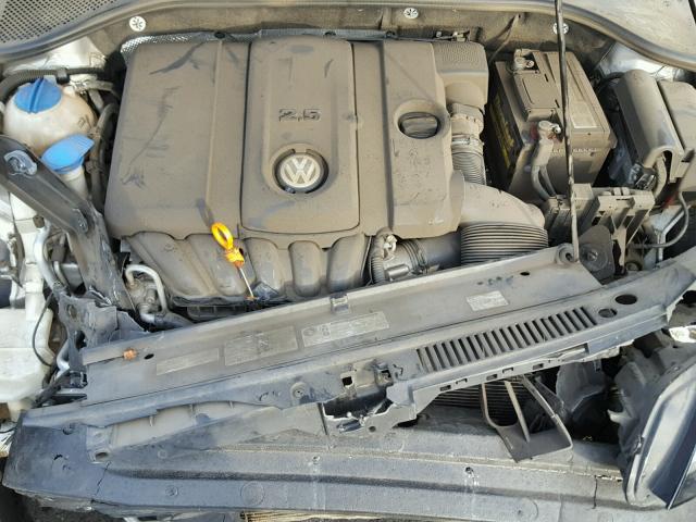 1VWAP7A3XCC055251 - 2012 VOLKSWAGEN PASSAT S GRAY photo 7