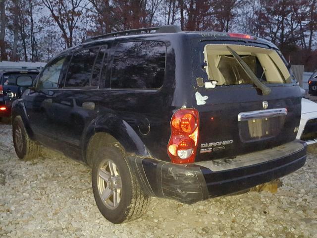 1D4HB48D64F111251 - 2004 DODGE DURANGO SL BLACK photo 3