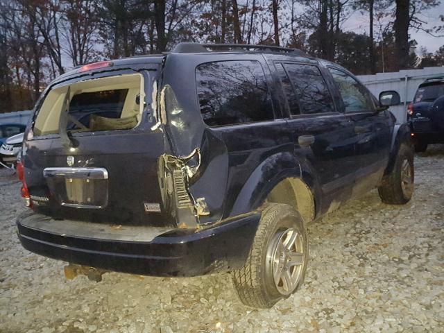 1D4HB48D64F111251 - 2004 DODGE DURANGO SL BLACK photo 4