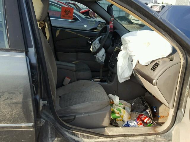 1G1ZT51806F249431 - 2006 CHEVROLET MALIBU LT CHARCOAL photo 5