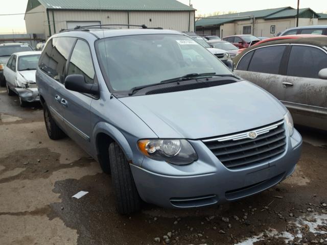 2C4GP54L95R587016 - 2005 CHRYSLER TOWN & COU TEAL photo 1