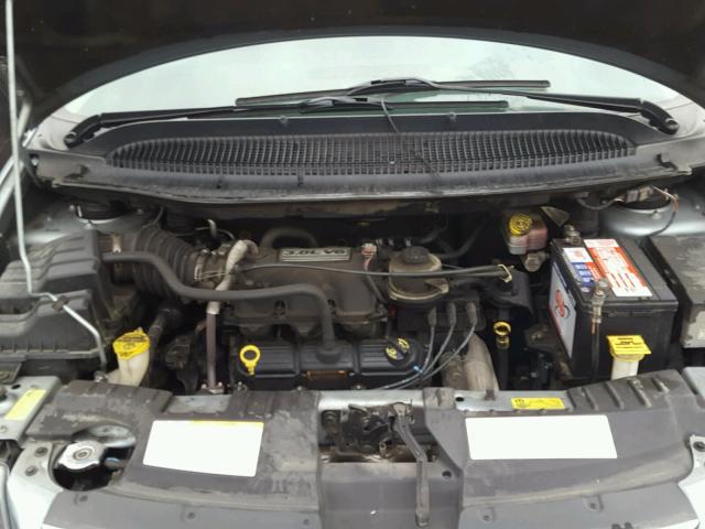 2C4GP54L95R587016 - 2005 CHRYSLER TOWN & COU TEAL photo 7