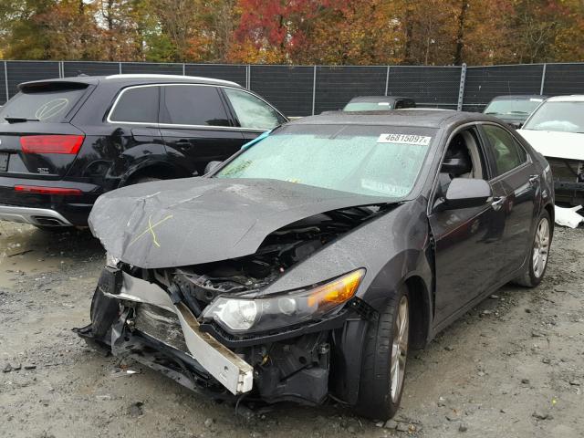 JH4CU4F67AC002332 - 2010 ACURA TSX GRAY photo 2