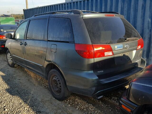 5TDZA23C14S174099 - 2004 TOYOTA SIENNA CE GREEN photo 3