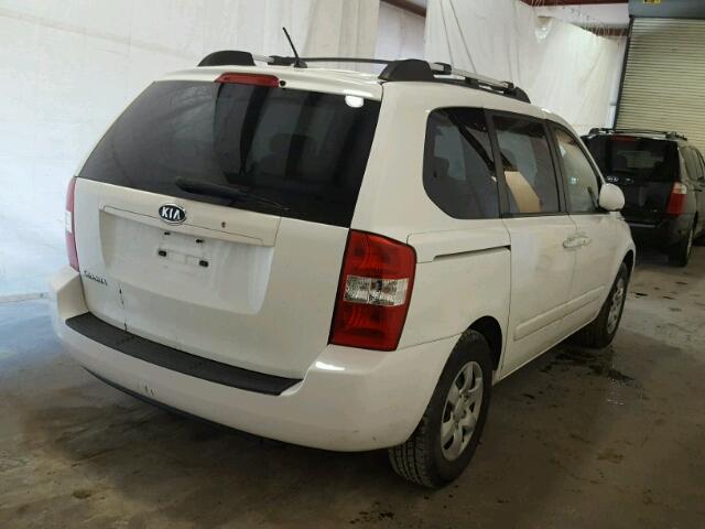 KNDMB133476134816 - 2007 KIA SEDONA EX WHITE photo 4