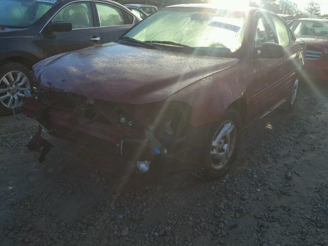 1G2NE52T6YM727261 - 2000 PONTIAC GRAND AM S 红色 照片 2