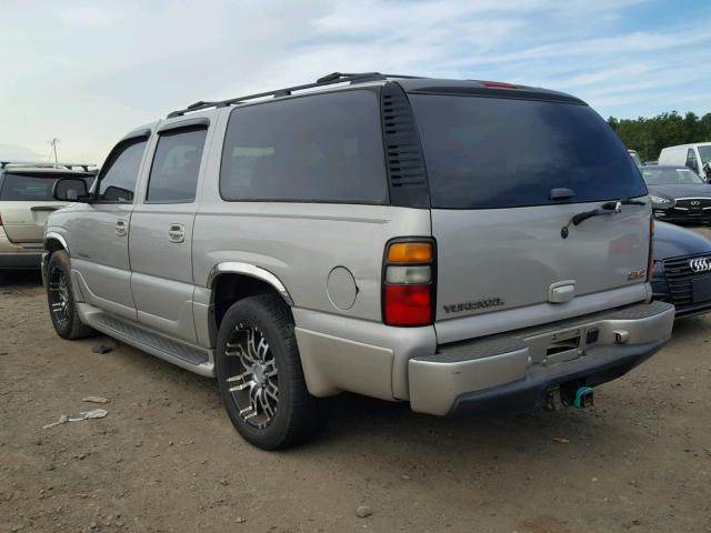 1GKFK66U76J149210 - 2006 GMC YUKON XL D SILVER photo 3