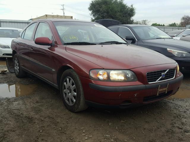 YV1RS61R812090581 - 2001 VOLVO S60 BURGUNDY photo 1