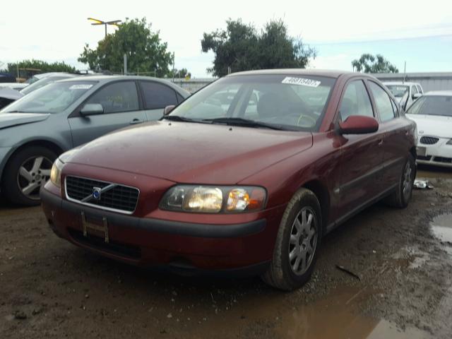 YV1RS61R812090581 - 2001 VOLVO S60 BURGUNDY photo 2