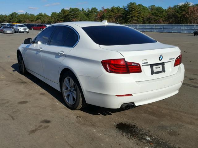 WBAXH5C54DD108791 - 2013 BMW 528 XI WHITE photo 3