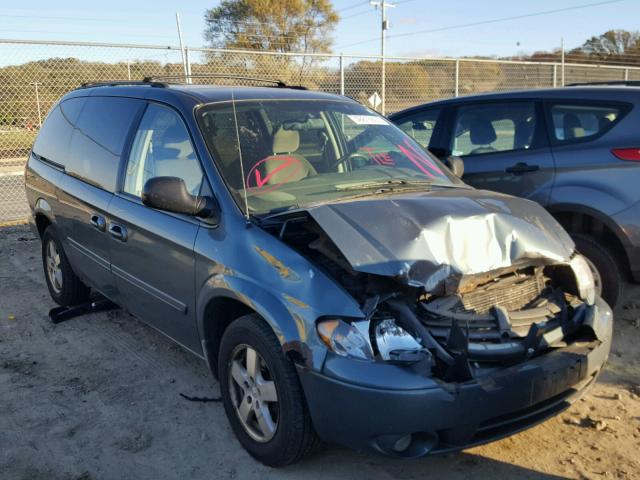 2D4GP44L06R792125 - 2006 DODGE GRAND CARA TURQUOISE photo 1