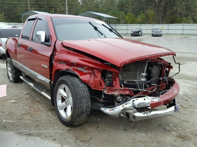 1D7HA18N68J154567 - 2008 DODGE RAM 1500 S RED photo 1