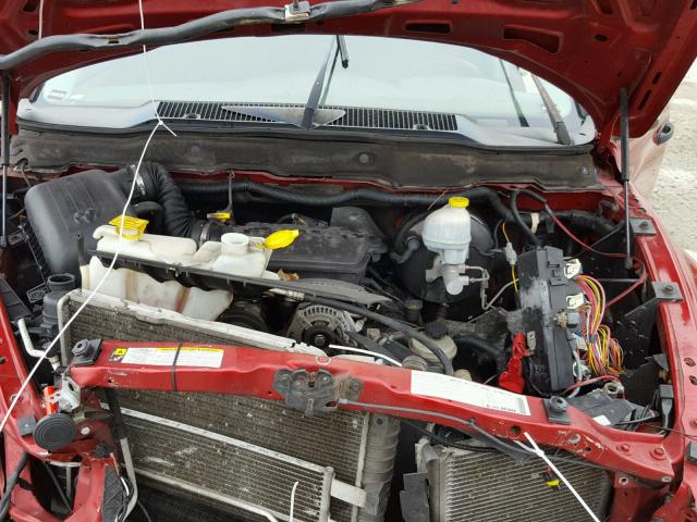 1D7HA18N68J154567 - 2008 DODGE RAM 1500 S RED photo 7