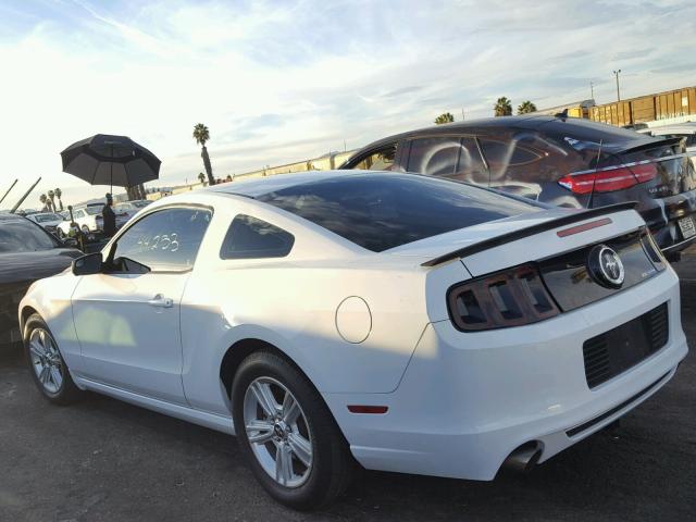 1ZVBP8AM9E5317030 - 2014 FORD MUSTANG WHITE photo 3