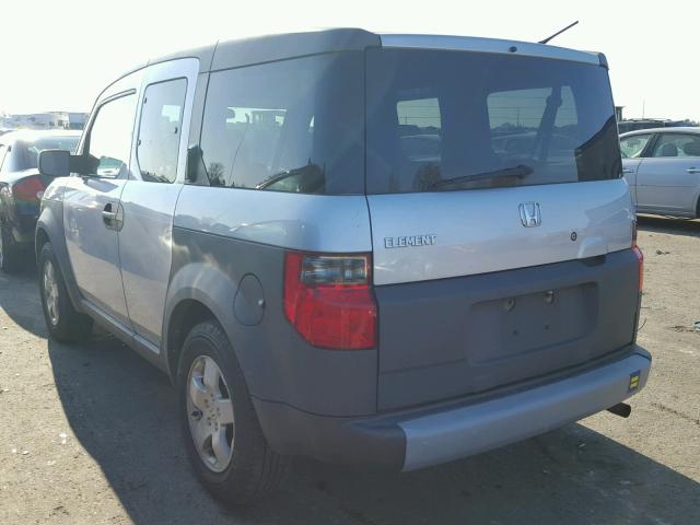 5J6YH28514L005181 - 2004 HONDA ELEMENT EX SILVER photo 3