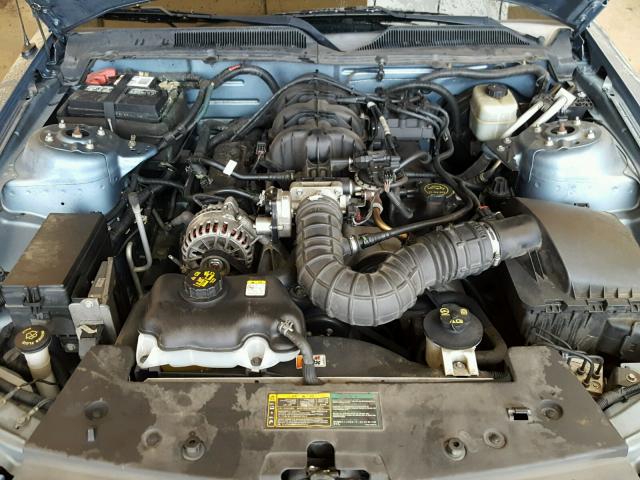 1ZVHT80N065235592 - 2006 FORD MUSTANG BLUE photo 7