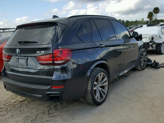 5UXKR6C57F0J77418 - 2015 BMW X5 XDRIVE5 BLACK photo 4