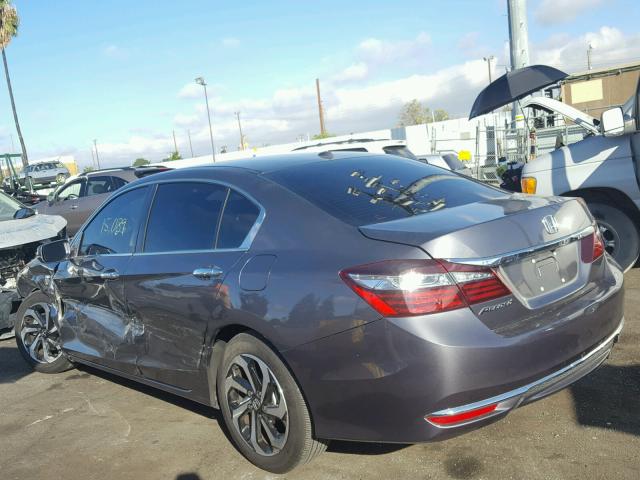 1HGCR2F72HA116293 - 2017 HONDA ACCORD EX GRAY photo 3