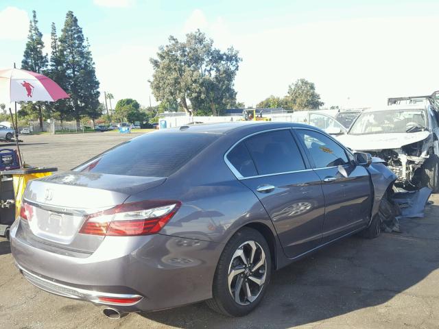 1HGCR2F72HA116293 - 2017 HONDA ACCORD EX GRAY photo 4