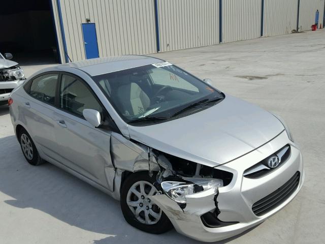 KMHCT4AE9CU188368 - 2012 HYUNDAI ACCENT GLS SILVER photo 1