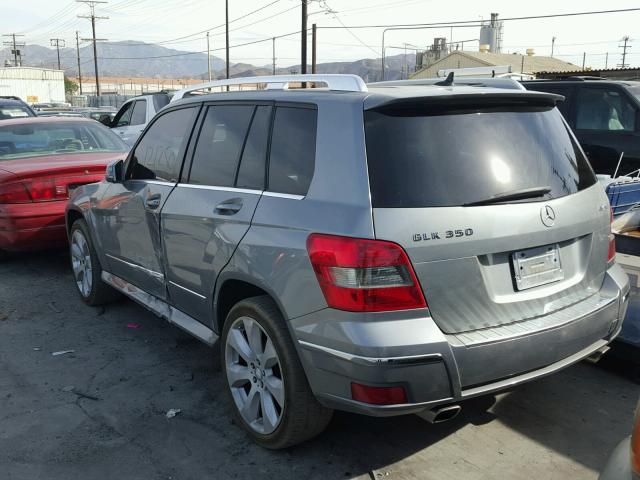 WDCGG8HB1AF403704 - 2010 MERCEDES-BENZ GLK 350 4M GRAY photo 3