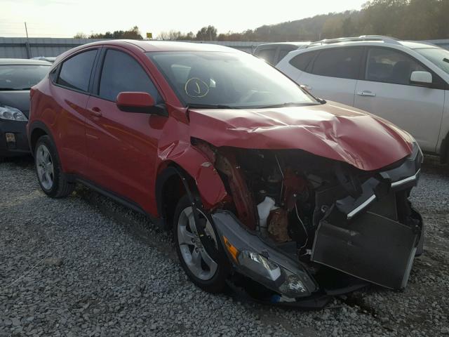 3CZRU5H39GM717795 - 2016 HONDA HR-V LX RED photo 1