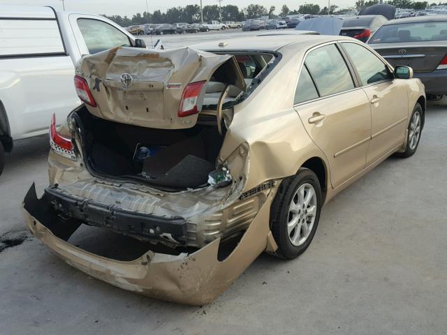 4T1BK3EK5BU127901 - 2011 TOYOTA CAMRY SE GOLD photo 4