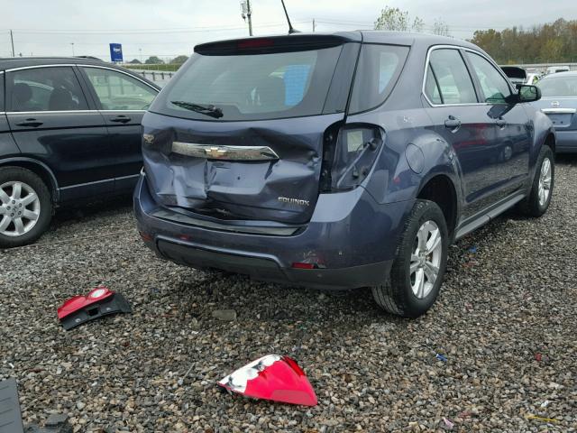 2GNALBEK5D6351976 - 2013 CHEVROLET EQUINOX LS BLUE photo 4