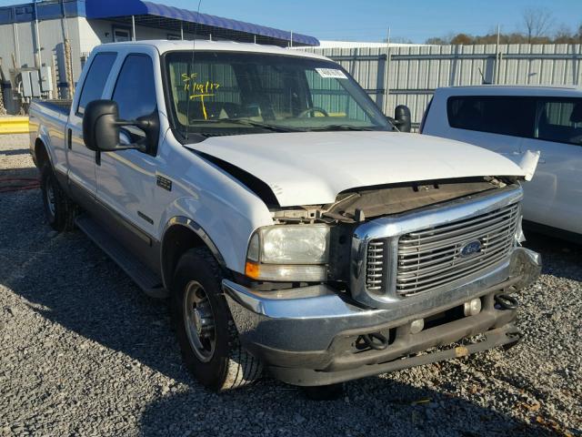 1FTNW20F62ED61694 - 2002 FORD F250 SUPER WHITE photo 1