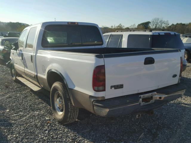 1FTNW20F62ED61694 - 2002 FORD F250 SUPER WHITE photo 3