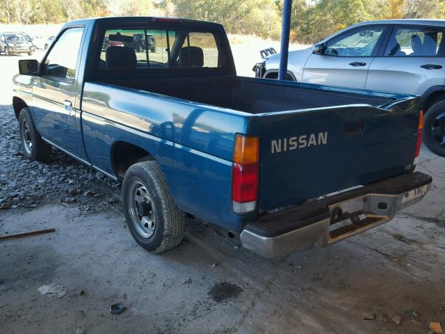 1N6SD11SXSC453723 - 1995 NISSAN TRUCK E/XE GREEN photo 3