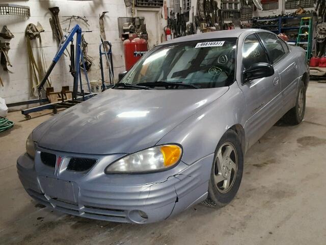 1G2NF52T7YC510689 - 2000 PONTIAC GRAND AM S SILVER photo 2