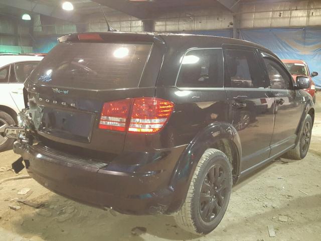 3C4PDCAB1ET219841 - 2014 DODGE JOURNEY SE BLACK photo 4