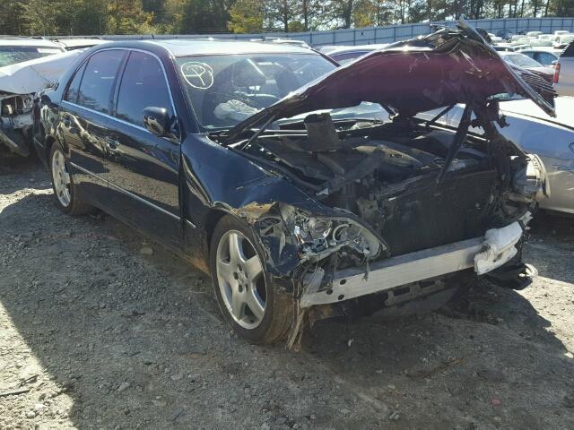 JTHBN36F055005618 - 2005 LEXUS LS 430 BLACK photo 1