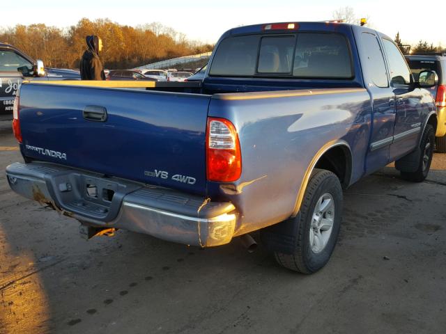 5TBBT44106S480808 - 2006 TOYOTA TUNDRA ACC BLUE photo 4