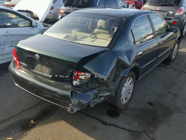 JN1CA31D2YT501529 - 2000 NISSAN MAXIMA GLE GREEN photo 4