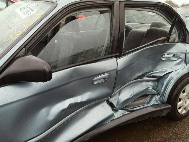 2HGEJ6610YH562849 - 2000 HONDA CIVIC BASE BLUE photo 10