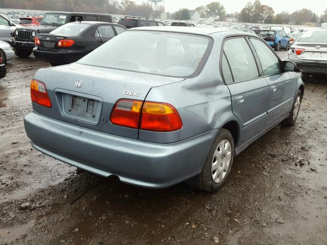 2HGEJ6610YH562849 - 2000 HONDA CIVIC BASE BLUE photo 4