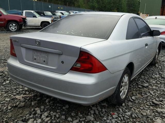 1HGEM22551L054216 - 2001 HONDA CIVIC SILVER photo 4