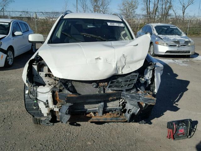 JN8AS5MTXAW010358 - 2010 NISSAN ROGUE S WHITE photo 9