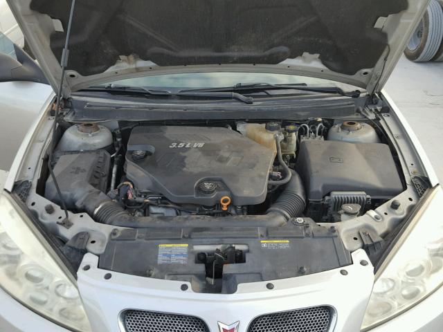 1G2ZH36N584276171 - 2008 PONTIAC G6 GT SILVER photo 7